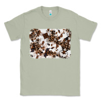 Matcha cowhide leopard background Classic Tee - RanaPortraitStore