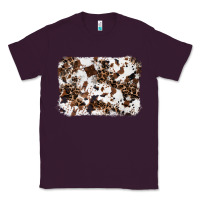 Plum cowhide leopard background Classic Tee - RanaPortraitStore