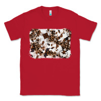 Red cowhide leopard background Classic Tee - RanaPortraitStore
