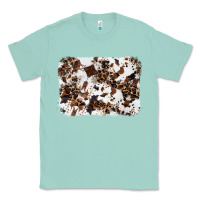 Seafoam cowhide leopard background Classic Tee - RanaPortraitStore