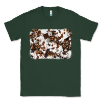 Sports Green cowhide leopard background Classic Tee - RanaPortraitStore