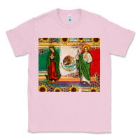 Bubblegum Pink mexico flag our lady of guadalupe san judas sunflower Classic Tee - JahusDesignShop