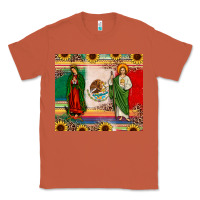 Copper mexico flag our lady of guadalupe san judas sunflower Classic Tee - JahusDesignShop