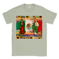 Matcha mexico flag our lady of guadalupe san judas sunflower Classic Tee - JahusDesignShop