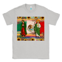 Moon Dust mexico flag our lady of guadalupe san judas sunflower Classic Tee - JahusDesignShop