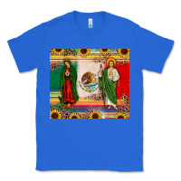 True Royal mexico flag our lady of guadalupe san judas sunflower Classic Tee - JahusDesignShop