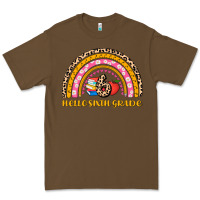 Cacao back to school rainbow hello sixth grade Premium Tee - AdoDesignShop