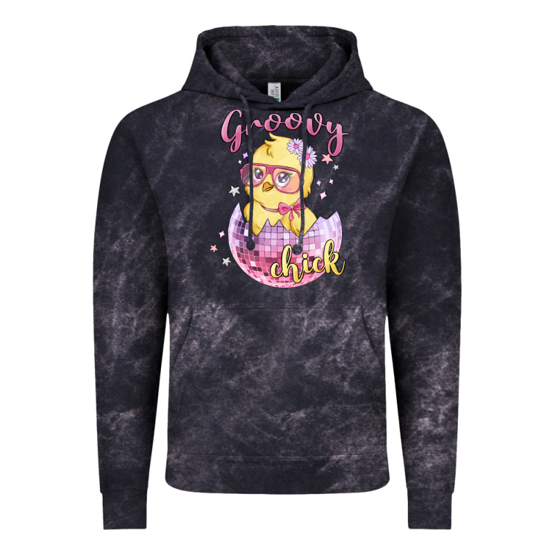 Groovy Chick Easter Vintage Hoodie by MaliasSmallBusiness | Teevron