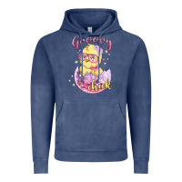 Vintage Denim groovy chick easter Vintage Hoodie - MaliasSmallBusiness