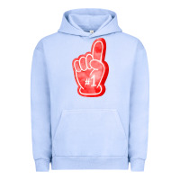 Pigment Grape Ice number one foam finger Urban Hoodie - FaDigitalArtStudio