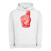 Pigment Lunar Rock number one foam finger Urban Hoodie - FaDigitalArtStudio