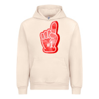 Sandshell number one foam finger Urban Hoodie - FaDigitalArtStudio