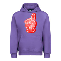 Tulip number one foam finger Urban Hoodie - FaDigitalArtStudio