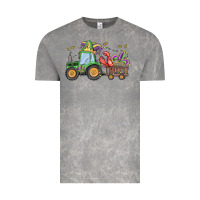 Cloud Rock mardi gras tractor Vintage Tee - MaliasSmallBusiness