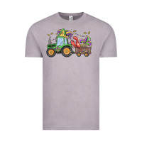 Vintage Zinc mardi gras tractor Vintage Tee - MaliasSmallBusiness