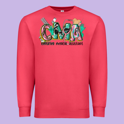 Certified Medical Assistant Premium Sweatshirt Designed By Cowgirlartshop