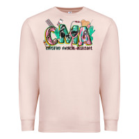 Pale Pink certified medical assistant Premium Sweatshirt - CowGirlArtShop