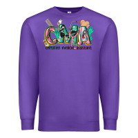Purple certified medical assistant Premium Sweatshirt - CowGirlArtShop