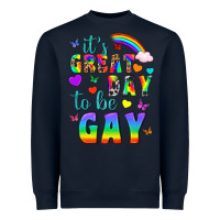 Navy Western It's Great Day To Be Gay Heavyweight Sweatshirt - BundleAndBundleShop