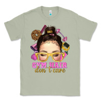 Messy Bun Gym Hair Dont Care Classic Tee | Teevron