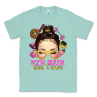 Seafoam messy bun gym hair dont care Classic Tee - NancyCooperArtShop