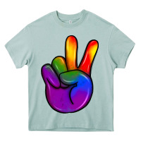 Arona pride peace hand Heavy Core Tee - JahusDesignShop