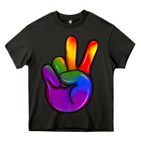 Asphalt pride peace hand Heavy Core Tee - JahusDesignShop