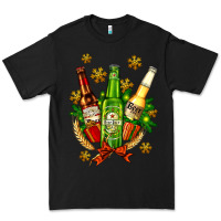 Black beer bottle party set for christmas Premium Tee - AdoDesignShop