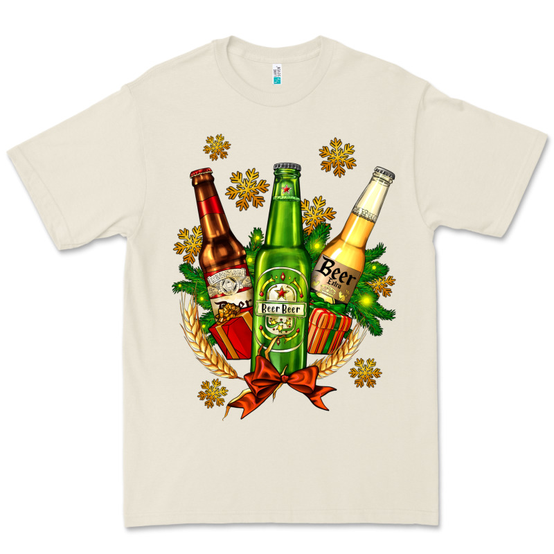 Beer Bottle Party Set For Christmas Premium Tee by AdoDesignShop | Teevron