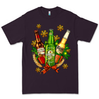 Plum beer bottle party set for christmas Premium Tee - AdoDesignShop