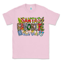 Bubblegum Pink Santa's Favorite Rad Tech Classic Tee - CowhideDigitalArt