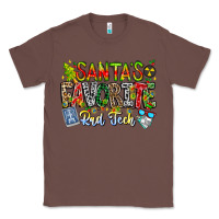 Chestnut Santa's Favorite Rad Tech Classic Tee - CowhideDigitalArt