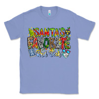 Colony Blue Santa's Favorite Rad Tech Classic Tee - CowhideDigitalArt