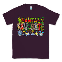 Plum Santa's Favorite Rad Tech Classic Tee - CowhideDigitalArt