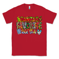 Red Santa's Favorite Rad Tech Classic Tee - CowhideDigitalArt