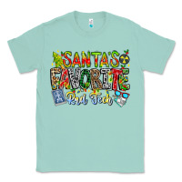 Seafoam Santa's Favorite Rad Tech Classic Tee - CowhideDigitalArt