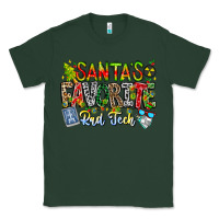 Sports Green Santa's Favorite Rad Tech Classic Tee - CowhideDigitalArt
