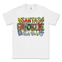 White Santa's Favorite Rad Tech Classic Tee - CowhideDigitalArt
