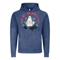 Vintage Denim not all disabilities are visible Vintage Hoodie - MaliasSmallBusiness