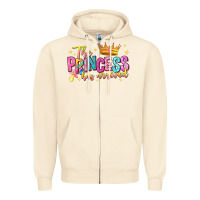 Sandshell the princess has arrived Zipper Hoodie - NancyCooperArtShop