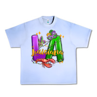 Grape Ice louisiana mardi gras Urban Heavy Tee - MaliasSmallBusiness