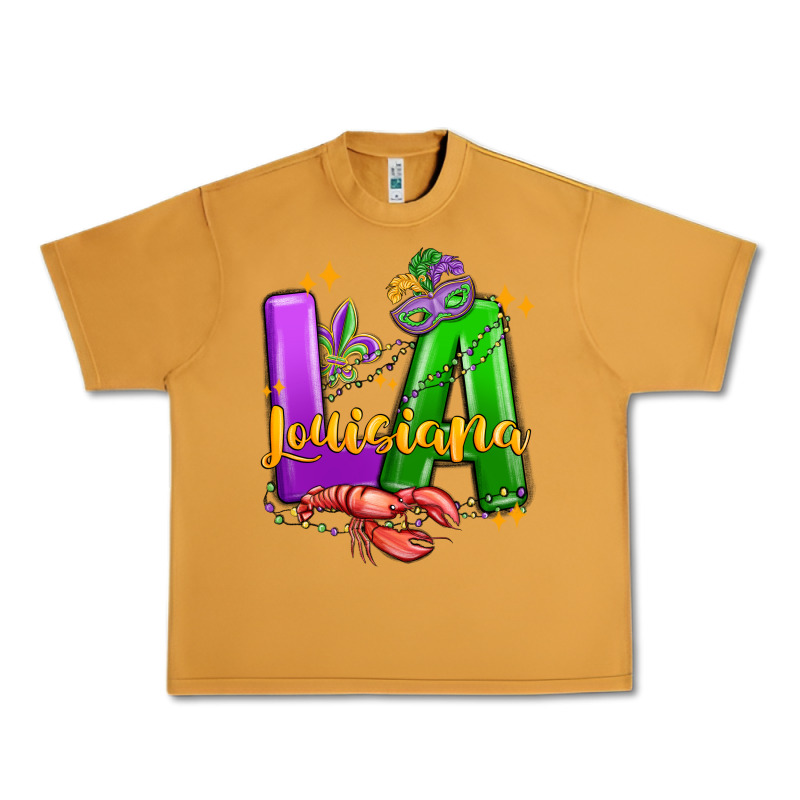 Louisiana Mardi Gras Urban Heavy Tee by MaliasSmallBusiness | Teevron