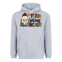 Heather Grey you serious gnomie Heavyweight Hoodie - CowGirlArtShop