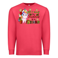 Cardinal all i want for christmas is a unicorn Premium Sweatshirt - CowGirlArtShop