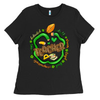 Black teacher st patrick s day Ladies Tee - Artiststas