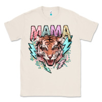 Natural mama tiger lightning bolt Classic Tee - NancyCooperArtShop