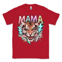 Red mama tiger lightning bolt Classic Tee - NancyCooperArtShop