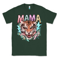 Sports Green mama tiger lightning bolt Classic Tee - NancyCooperArtShop