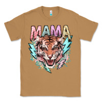 Toasted Coconut mama tiger lightning bolt Classic Tee - NancyCooperArtShop