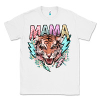 White mama tiger lightning bolt Classic Tee - NancyCooperArtShop